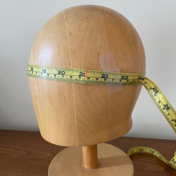 Bucket Hat Cap - Winter White -  Angora/Wool/Polyester - SIze 23 - Picture 6 of 7